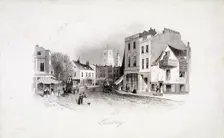 View of Mare Street, Hackney, London, c1860. Artist: Anon