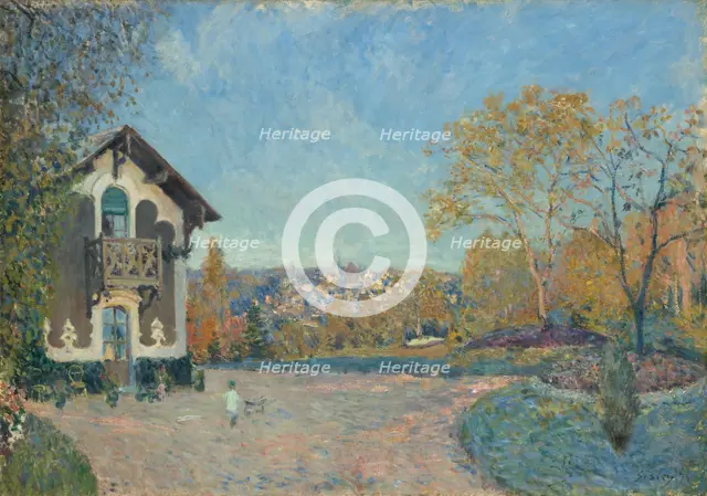 View of Marly-le-Roi from Coeur-Volant, 1876. Creator: Alfred Sisley.