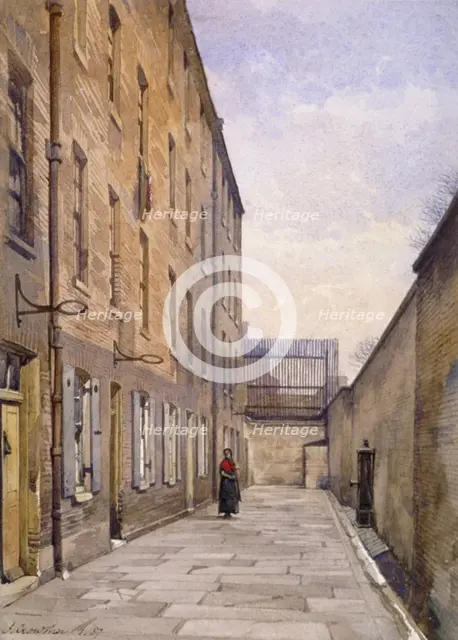 View of Marshalsea Place, Southwark, London, 1887. Artist: John Crowther