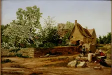 View of Marston, near Oxford, early 19th century. Artist: William Turner
