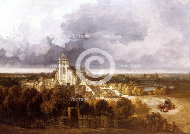 'View of Meaux', 1800-1843. Creator: Georges Michel.