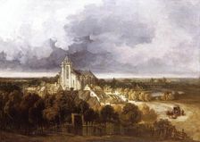 View of Meaux 1800-1843. Artist: Georges Michel