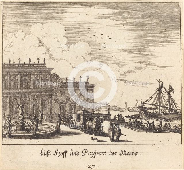 View of Meers, 1681. Creator: Melchior Küsel.