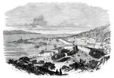 View of Messina - from a drawing by Mr. Wreford, 1860. Creator: Unknown