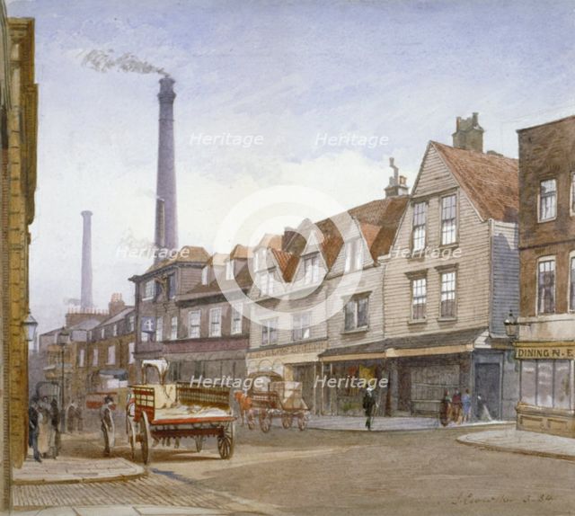View of Mint Street, Southwark, London, 1884. Artist: John Crowther