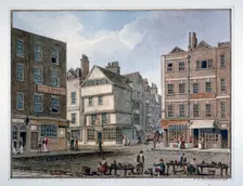 View of Middle Row and Gray's Inn Lane, Holborn, London, 1823. Artist: John Chessell Buckler