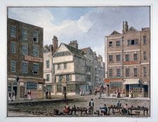 View of Middle Row and Gray's Inn Lane, Holborn, London, 1823. Artist: John Chessell Buckler