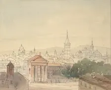 View of Milan, 1820-84. Creator: Ludwig Richter