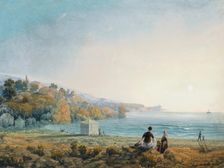 View of Miskhor in the Crimea, 1841-1842. Creator: Bossoli, Carlo (1815-1884)