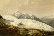 View of Mont Furka with the Rhône Glacier c1770, (1946). Creator: William Pars