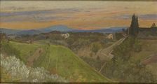 View of Monte Amiata, Tuscany, c1880. Artist: Giovanni Costa