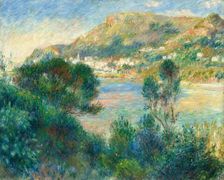 View of Monte Carlo from Cap Martin, c. 1884. Creator: Pierre-Auguste Renoir