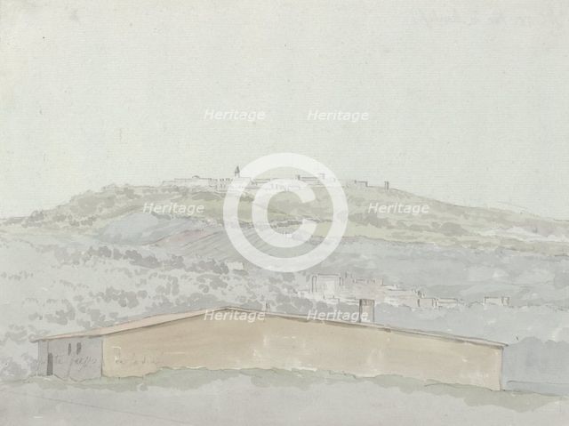 View of Montefusco, 1778. Creator: Louis Ducros.