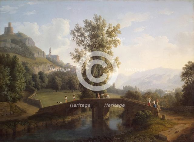 View of Montesarchio, 1791. Creator: Jacob Philip Hackert.