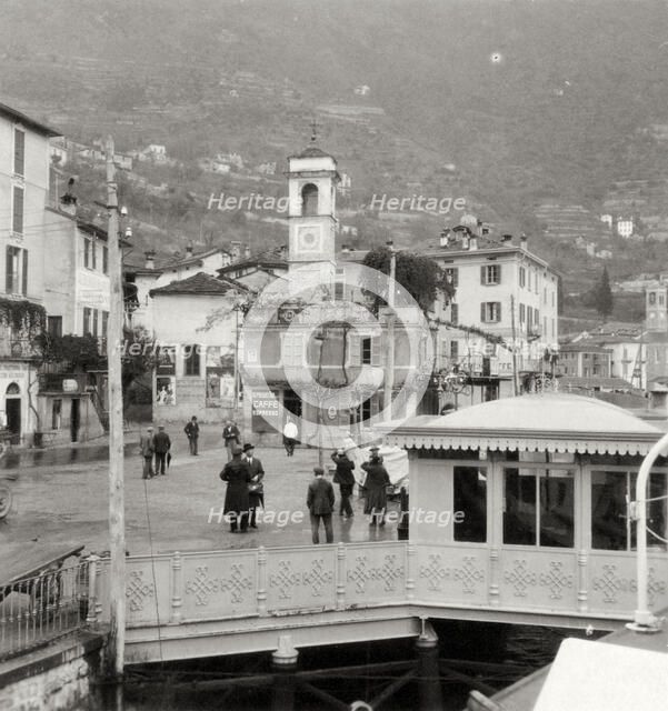 View of Moltrasio on the shore of Lake Como, Italy, 20th century. Artist: Unknown