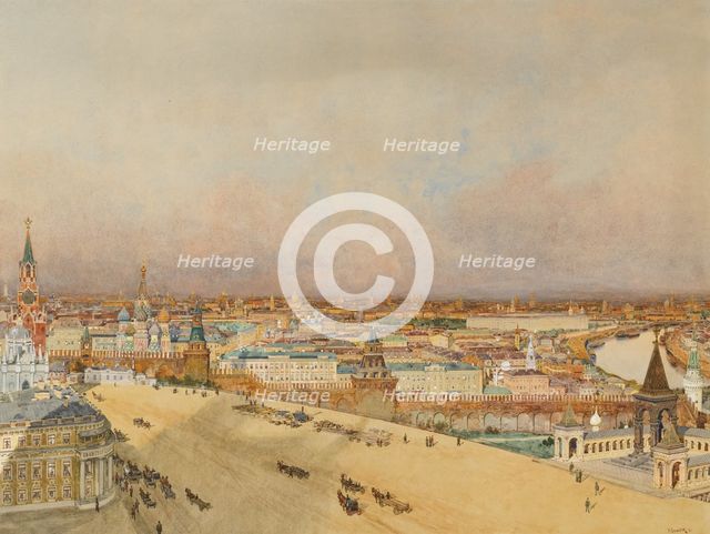 View of Moscow, 1898. Artist: Kopallik, Franz (1860-1931)