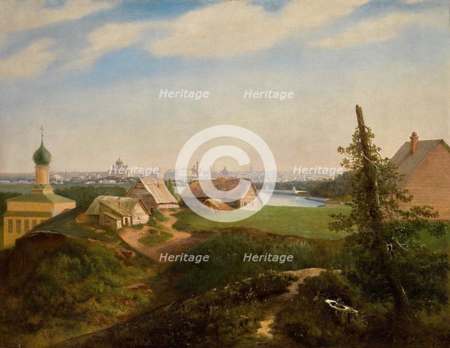 View of Moscow. Creator: Savrasov, Alexei Kondratyevich (1830-1897).