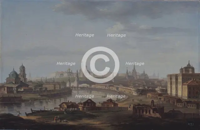 View of Moscow. Artist: Vorobyev, Maxim Nikiphorovich (1787-1855)