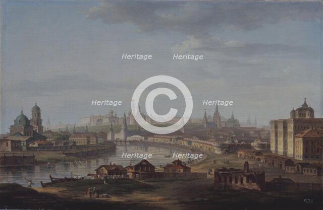 View of Moscow. Artist: Vorobyev, Maxim Nikiphorovich (1787-1855)