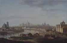 View of Moscow. Artist: Vorobyev, Maxim Nikiphorovich (1787-1855)