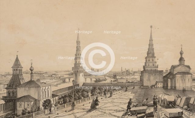 View of Moscow from the Kremlin, 1844.