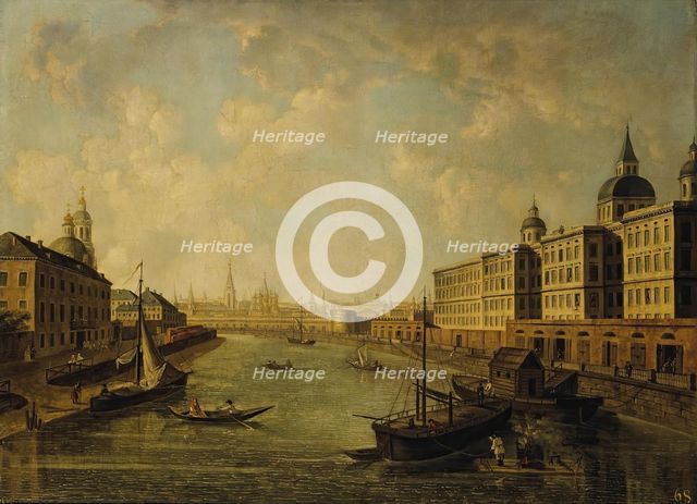 View of Moscow - The Orphanage , 1800. Creator: Fyodor Alekseyev.