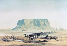 View of Mount Barkal Sudan, 1842-1845. Artist: E Weidenbach