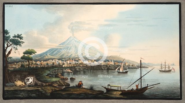 View of Mount Etna from Catania, 1776. 
