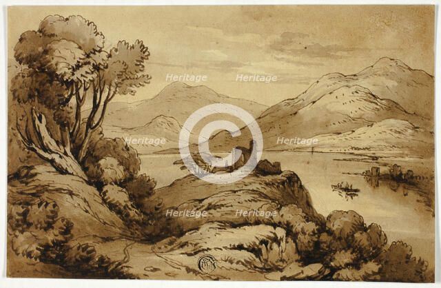 View of Mountain Lake, n.d. Creator: James Robertson.