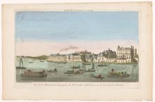 View of Mr. Smith's country house on the River Thames in the Battersea district in London, 1700-1799 Creator: Anon