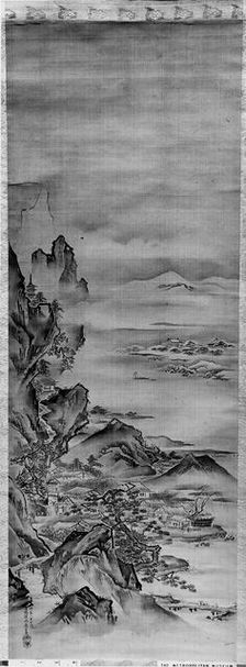 View of Mt. Horai, 19th century. Creator: Kano Tansui