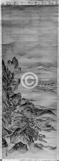 View of Mt. Horai, 19th century. Creator: Kano Tansui.