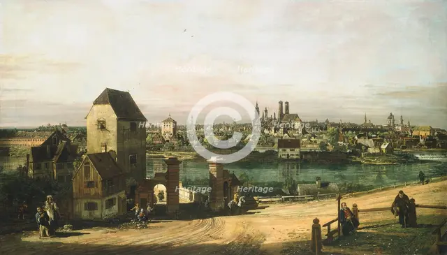 View of Munich, c. 1761. Creator: Bernardo Bellotto.