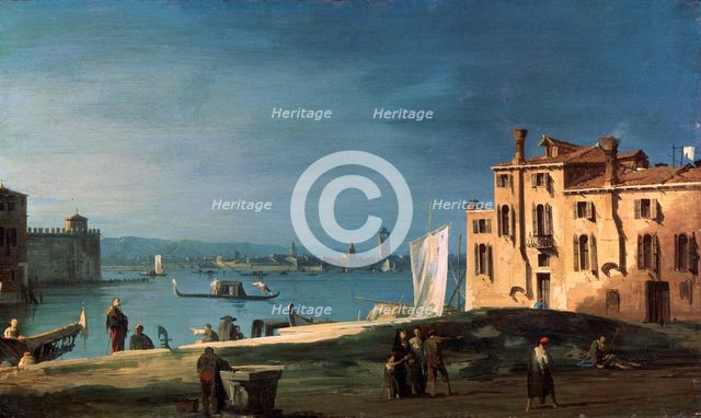 'View of Murano from the Island San Pietro di Castello', 18th century.  Artist: Canaletto