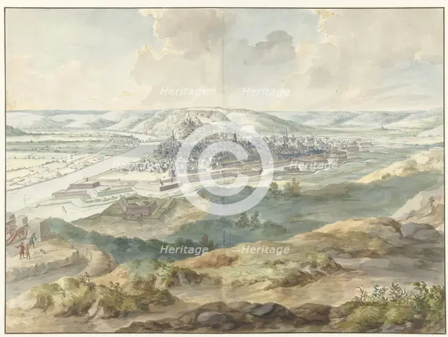 View of Namur from the East during the Siege of 1695, (1695). Creator: Dirk Maes.