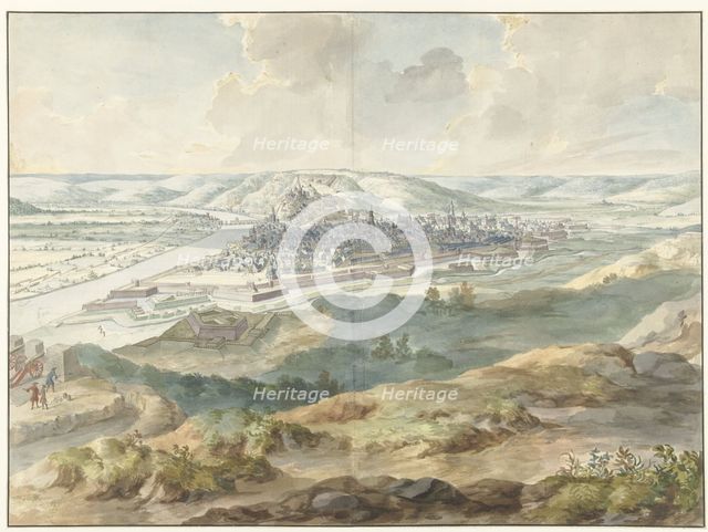 View of Namur from the East during the Siege of 1695, (1695). Creator: Dirk Maes.