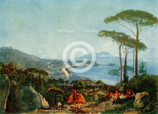 'View of Naples from the Road to Pozzuoli', c1830s, (1965). Creator: Aleksandr Ivanov.