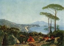 View of Naples from the Road to Pozzuoli c1830s, (1965). Creator: Aleksandr Ivanov