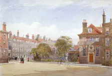 View of New Inn, Wych Street, Westminster, London, 1882. Artist: John Crowther