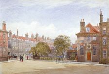 View of New Inn, Wych Street, Westminster, London, 1882. Artist: John Crowther
