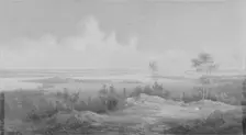 View of New York from New Jersey, ca. 1850. Creator: Unknown