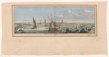 View of Nijmegen from the West, 1738. Creator: Jan de Ruyter