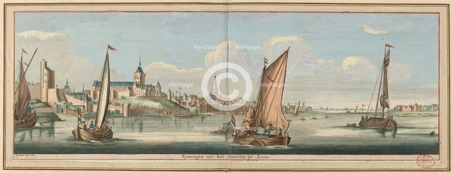 View of Nijmegen from the East, 1738. Creator: Jan de Ruyter.