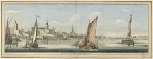 View of Nijmegen from the East, 1738. Creator: Jan de Ruyter