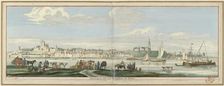 View of Nijmegen from the north, 1738. Creator: Jan de Ruyter