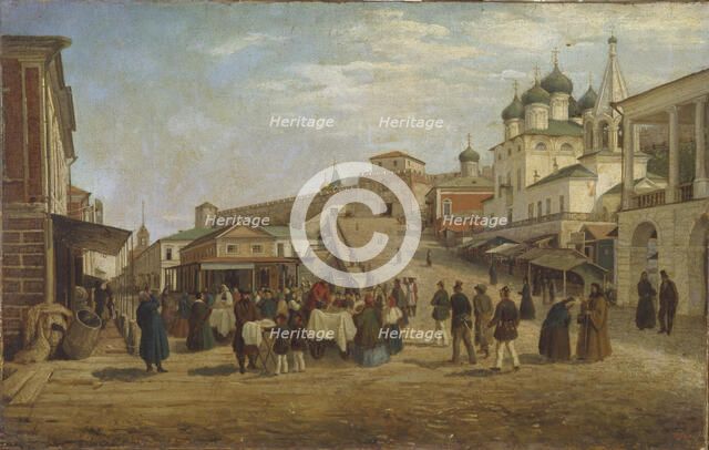 View of Nizhny Novgorod, 1867. Artist: Vereshchagin, Pyotr Petrovich (1836-1886)