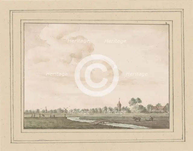 View of Noordwelle in Zeeland, in or after 1754-c. 1800. Creator: Anon.