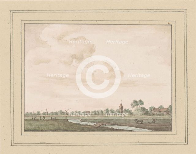 View of Noordwelle in Zeeland, in or after 1754-c. 1800. Creator: Anon.