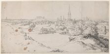 View of Norwich From St. James Hill, 1799., 1799. Creator: Thomas Rowlandson