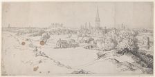 View of Norwich From St. James Hill, 1799., 1799. Creator: Thomas Rowlandson